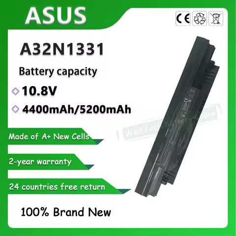 5200mAh 56Wh A32N1331 Laptop Battery For ASUS P2530U P2430U P2440U P2530UA P4540U P2540UV P2540UA PU