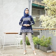 WOVEN BLOUSE - Women's woven tops - Woven batik blouses - Woven clothes - Women's work clothes - Wor