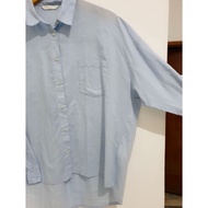 .[PRELOVED] C0064 - 8ight second hand baby blue shirt