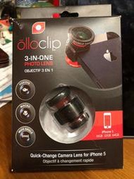 olloclip lens system 3-in-1 鏡頭 for iPhone 5/5s 黑色 [出清]