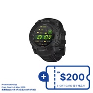 GARMIN Instinct 3 (50mm) Tactical AMOLED GPS Smart Watch - Black with Black Band