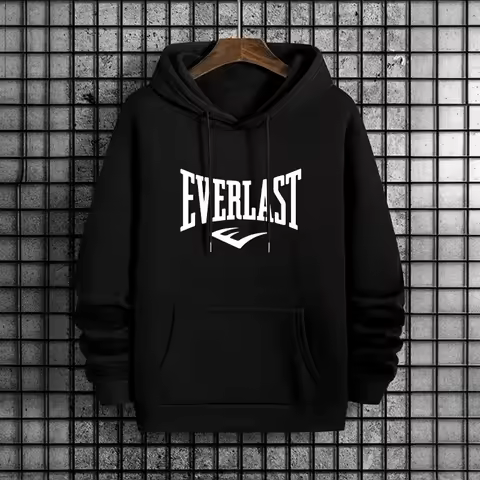 2026 Everlast Classic Men's Sweatshirt - Outdoor Sports Fitness Leisure Hooded Jacket - Fashion Prem
