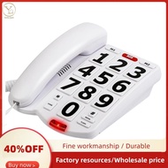 Big Button Phone for Elderly Seniors, Home Land Line Phone One Key for Help Telephone for the Visual