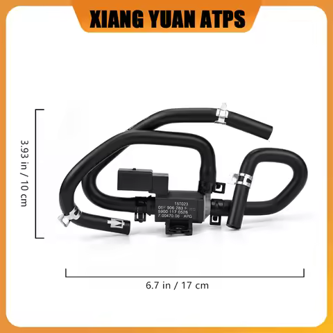 06F906283F 06F906283D Electromagnetic Valve with Pipe For For VW Golf Beetle CC EOS Passat Audi A1 A