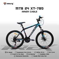 Sepeda Gunung Mtb 24 Trex Xt 788 21 Speed New Desn 2020 Zra