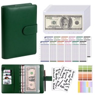 New Budget Plan Notebook A6 Cash Envelope Saving Money 6 Holes Binder for Financial Management A6 Lo
