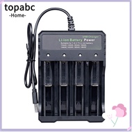 TOP 18650 Battery Charger 16340 10440 USB LED Smart Charging