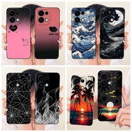For OPPO Reno 16F Case CPH2859 Fashion Sunset Space Painted Soft Silicone Matte Phone Cover For OPPO