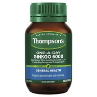 Thompsons One-A-Day Ginkgo Brain Supplement 6000mg 60 Capsules