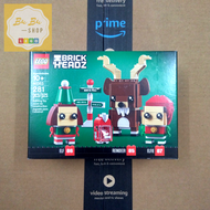 Lego Brick Headz 40353 - Reindeer Elf and Elfie - Bộ xếp hình Lego Brick Headz Reindeer Elf và Elfie