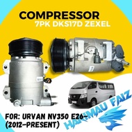 HF NEW COMPRESSOR 7PK DKS17D ZEXEL FOR URVAN NV350 E26-(2012-PRESENT) HF