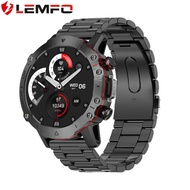 LEMFO ELF3 AMOLED Screen Mens Smart Watch 3ATM Waterproof Monitor 380mAh Sports Support Bluetooth Call