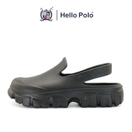 Hello Polo รองเท้าแตะ รองเท้าหัวโต ส้นหนา 3.2 ซม กันลื่นรองเท้าแตะใส่ในบ้าน กลางแจ้ง นุ่มใส่สบาย เบาสบาย สําหรับผู้หญิง และผู้ชาย เหมาะกับฤดู HP8025