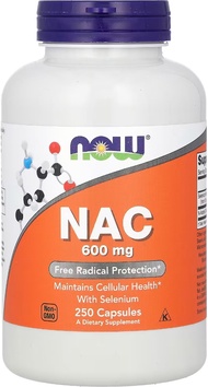 NOW Foods NAC 600 mg 250 capsules