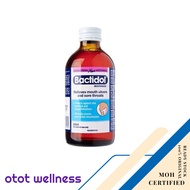 BACTIDOL MOUTHWASH  100% ORIGINAL 250ml Relieves Mouth Ulcers And Sore Throats  (3/24)