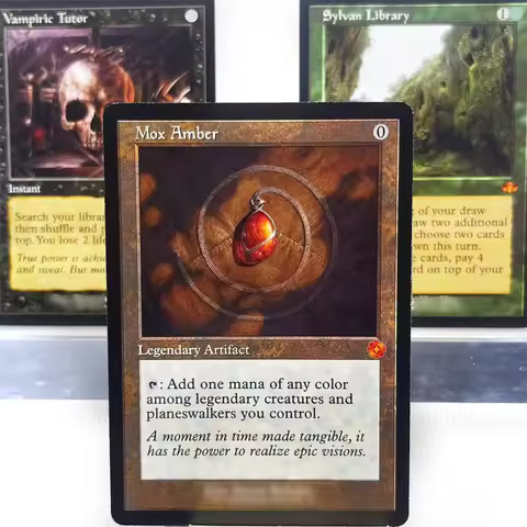 BRR ARN Normal3-Ⅰ02 Tcg cards proxy magical Mox Amber Enlightened Tutor Force of Will aladdin the Ju