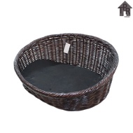 ROTAN - PET BASKET / KERANJANG KUCING/ANJING OVAL-D45 - MAHANA SHOP