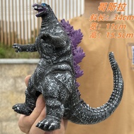 HOT SALES  ไดโนเสาร์ยางนุ่ม Big Godzilla Tyrannosaurus Tyrannosaurus สัตว์เสียงไวนิลแผงขายของเล่นสำหรับเด็กโมเดลจำลองจูราสสิก