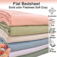 Hotel Cotton Bedsheet Flatsheet Solid Color Cheap Bedsheet Single Queen King