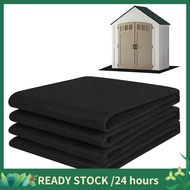 Outdoor Storage Shed Floor Mat - 6 X 4 FT Waterproof Carport Mat, Washable Furniture Pad with Non Sl