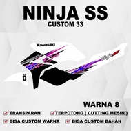 Ninja SS Stickers Ninja SS Striping/s custom Ninja SS Transparent Decal Stickers 33