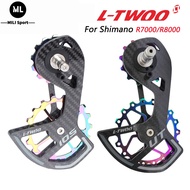 LTWOO 105 R7000 R8000 5800 6800 Bicycle Ceramic Bearing Carbon fiber Pulley Wheel Set Rear Derailleu