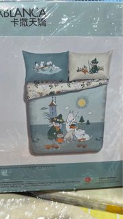 限時優惠* 姆明一族Moomin床品套裝床品套裝被袋床單床笠枕袋四件套