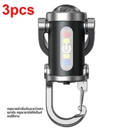 TOMM.JK ไฟฉายพวงกุญแจ ไฟฉายขนาดเล็ก ไฟฉายฉุกเฉินอเนกประสงค์ ไฟฉายแบบชาร์จไฟได้กันน้ำที่สว่างมาก สำหร