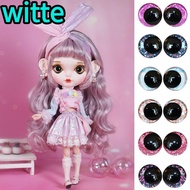 WITTE Doll Eyes, 10pcs  Round Eyes,  Design Glitter Toy Handmade Safety Eyes Doll