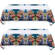 2Pcs Encanto Party Favors magic Tablecloth for Encanto Table Cover Party Supplies Decorations 108*18
