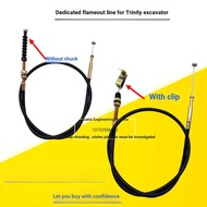 B. b.Low Price Seckill 31 Excavator Accessories SY65/75/135/205/215/235-8-9 Flameout Motor Pull Wire