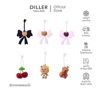 [Sent From Thailand] Diller Water Bottle Keychain Glass Decoration Accessories Add Color To Every Us