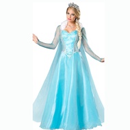 Halloween Adult Frozen Cosplay Costume - Elsa and Anna Princess Outfit