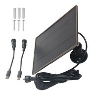 【HE NEW】3W Solar Panel Charger 6000mAh  for Battery Dual Output for Security Camera Outdoor