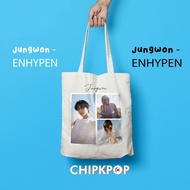 [SET PACKAGE] [JUNGWON] I CHEAP ENHYPEN TOTEBAG I KOREAN STYLE BAG I CHEAP ENHYPEN BAG I CUSTOM TOTE