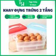 2-tier egg tray of 24 eggs (Random color) (TH476)