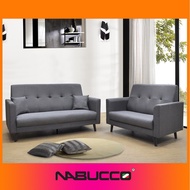 Nabucco N632 Super Saver 2+3 Sofa Set [Water Resistance Fabric/Casa Leather][Delivery in West Malaysia Only]Free Pillow