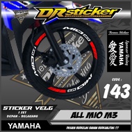 Rim Sticker - Rim Cutting Sticker Cutting Motor MIO M3