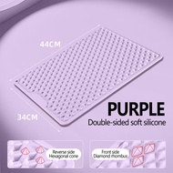 44 x34cm Magnet Foot Massage Mat Anti Slip Thick Fitness Equipment Foot Toe Pressure Plate Soft Sil