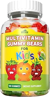 Multivitamin Gummy Bears for Kids by Alfa Vitamins with 13 Essential nutrients Including Vitamin C f