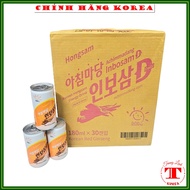 Premium Achimmadang Can Red Ginseng Water, Box Of 30 Cans - Korean Red Ginseng Water With 3 Times More Concentrated Ginseng Than Normal Canned Ginseng