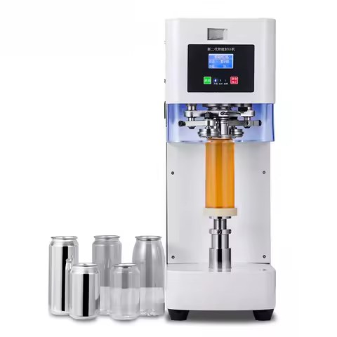110V/220V Automatic Non-rotary Can Sealer for PET/Aluminum Cans Automatic Non-rotary Can Sealer