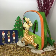 【聖誕新年禮物】3D長頸鹿節能减碳兒童背包
