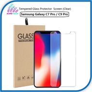 SURETECH Samsung Galaxy C7 Pro C9 Pro Tempered Glass Protector Screen (Clear)
