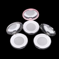 F2MY 5g Reusable Plastic Empty Case Portable DIY Empty Makeup Container Loose Compact Case With Mirr