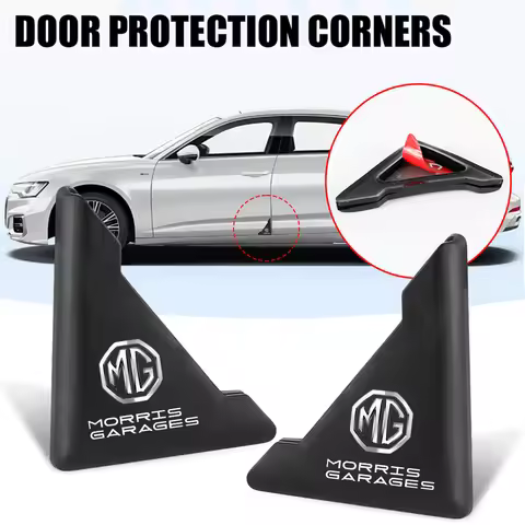2/4PCS Car Door Corner Protective Case Anti-Collision Sticker For MG ZS MG5 MG6 MG7 MG HS MG5 Scorpi