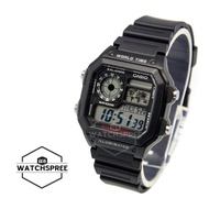 [Watchspree] Casio Men's Black Resin Strap Watch AE1200WH-1A AE-1200WH-1A