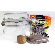 Xiaoguo Aquarium-Recommended [Beetle Breeding Set S, M, L] Box+10 Jelly Pcs+Jelly Table+Bottom Soil/