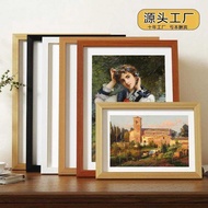 Large Size Wooden Photo Wall Gallery Rectangle Minimalist Style Extra Big Picture Frame Set for Livi