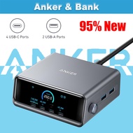 Anker Prime 250W USB-C Charger, Ultra-Fast 6-Port GaN Charging Station, 2.26" LCD Display